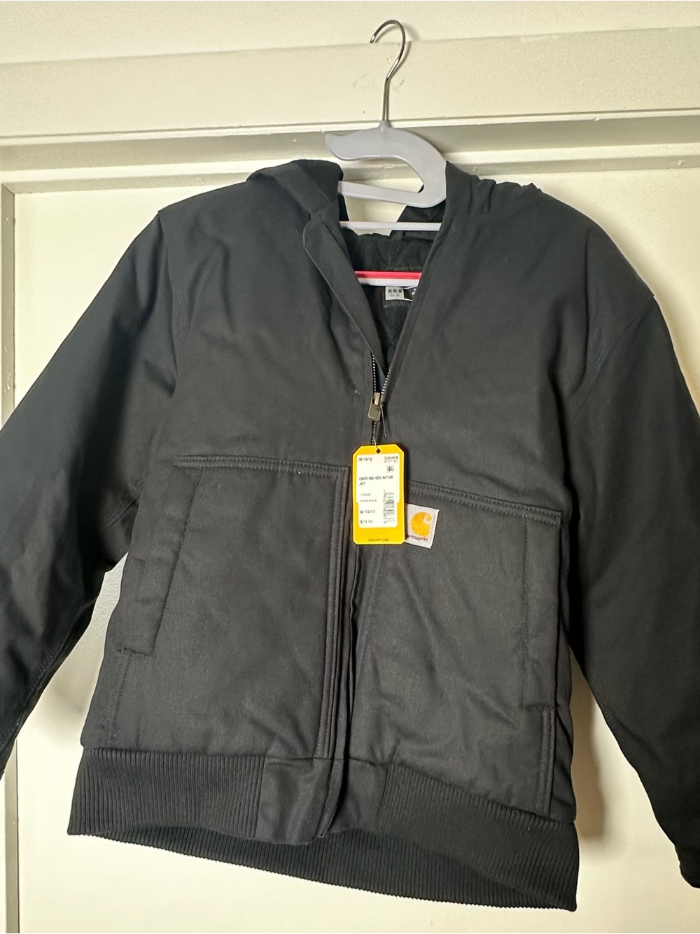 Carhartt Kids' Canvas Insulated Hooded Active Jacket Medium ($80 msrp)